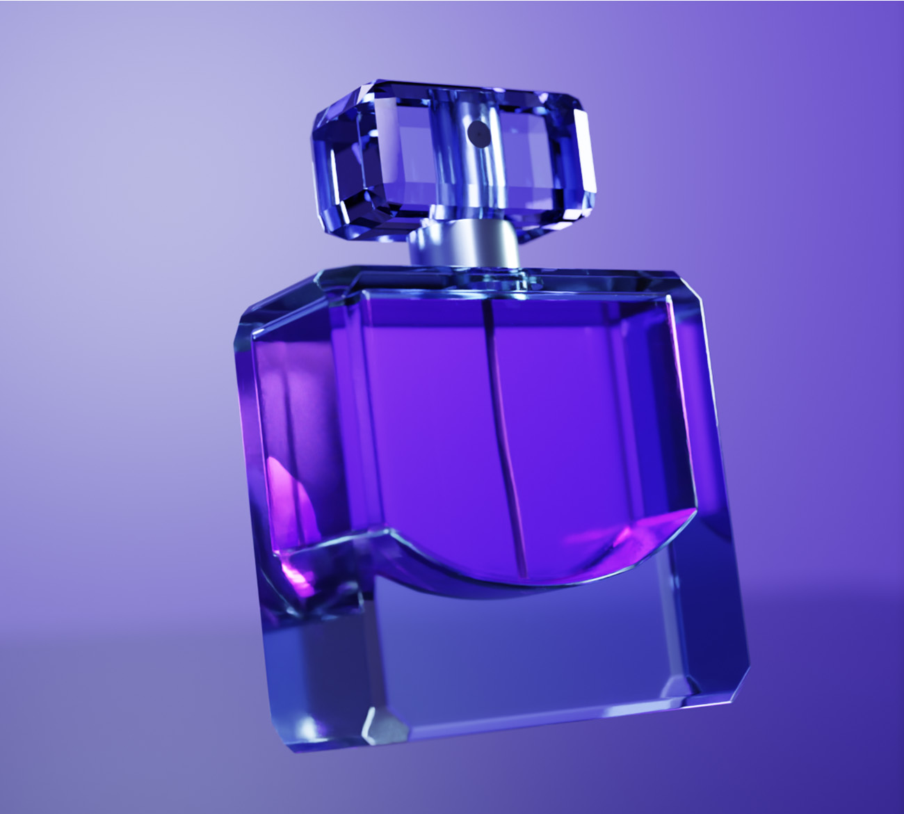 3D perfume bottle visualisation
