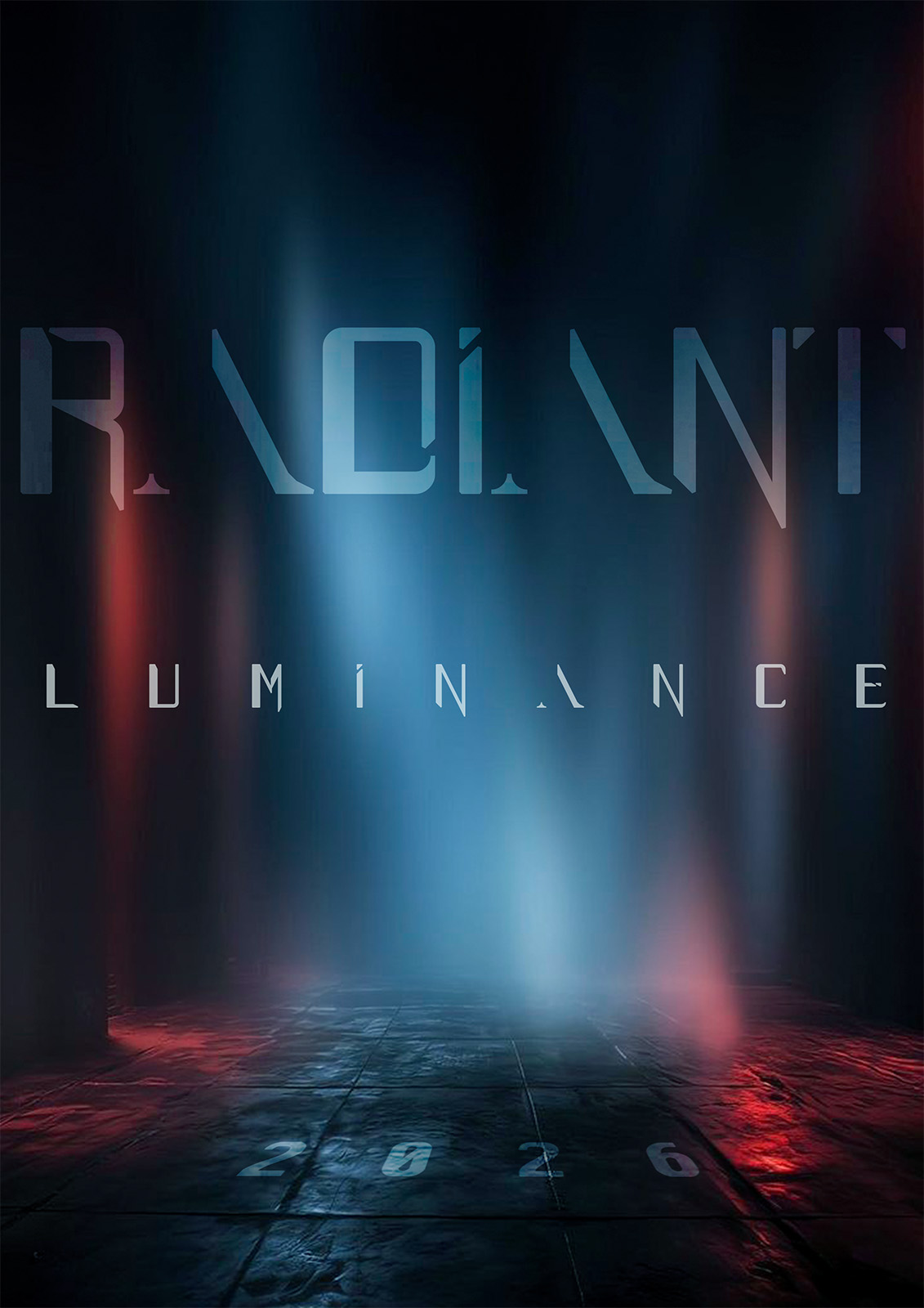 Rock band debut album cover design with custom hand-drawn typography